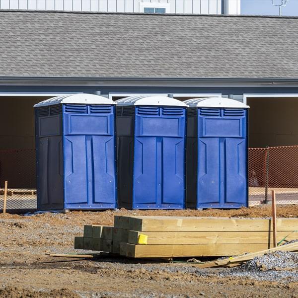 Heavy-duty construction site porta potty in Albany, New York
